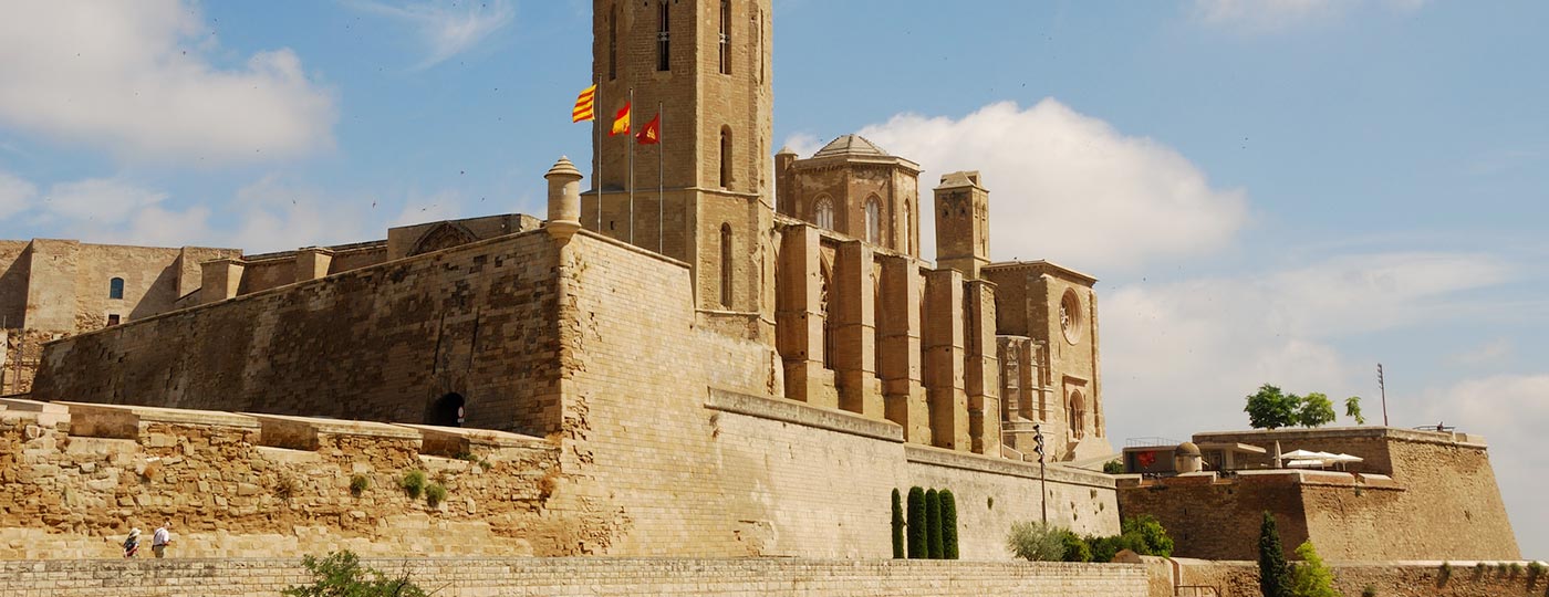 Catedral de la Seu Vella en Lleida, uno de los monumentos más emblemáticos de la ciudad