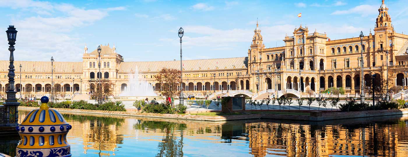 Vistas de la Plaza de España, Sevilla